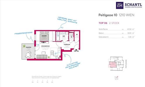 Sorglos investieren: Stilvolle 2-Zimmer-Neubauwohnung mit Wohlf�hlfaktor