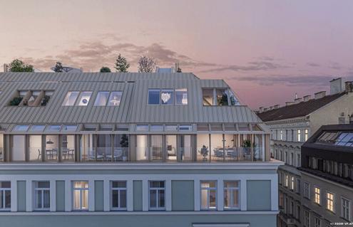 Gro�z�giger 3-Zimmer Erstbezug mit 7 m� Terrasse und 23 m� Dachterrasse