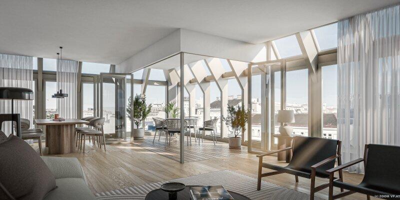 Wohnraum mit Loggia