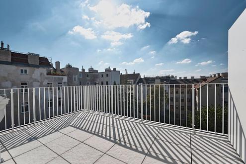 THE TEMPTATION - Dachgeschoss-Maisonette mit 2 Terrassen + Balkon | 33 m² Freifläche, 4 Zimmer