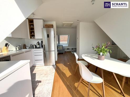 Sonne, Stille und Weitblick - au�ergew�hnliche Dachgeschosswohnung im Herzen von Margareten.