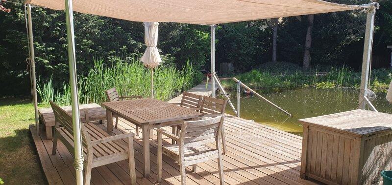 Terrasse bei Biotop