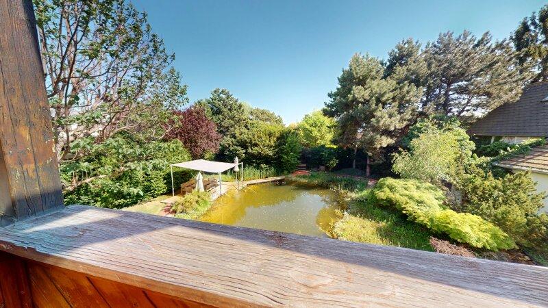 Blick vom Balkon