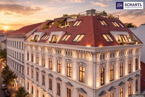 AKTIONSPREIS + Provisionsfrei! Luxuri�ses Penthouse in Bestlage: Private Liftfahrt - 50 m� Sonnenterrasse - 5 Zimmer + Garage! Genial