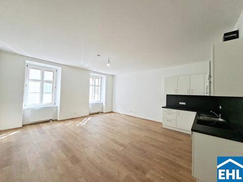 Unbefristete 2-Zimmer-Wohnung in zentraler Lage von Wieden