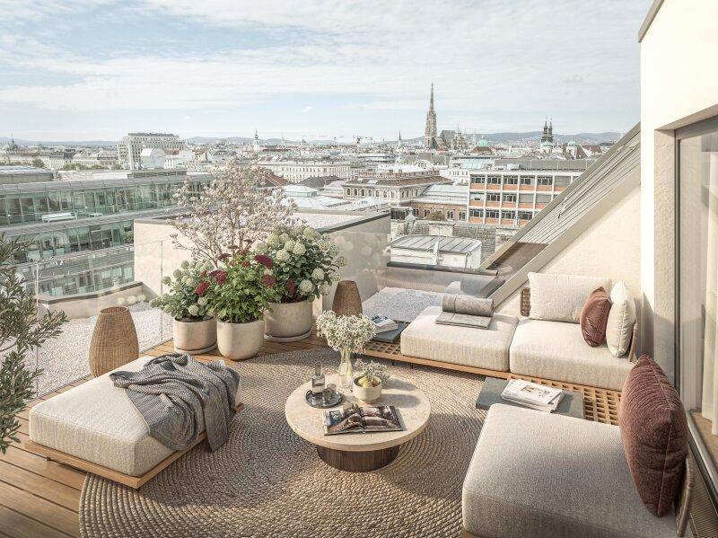 Stadtblick Terrasse