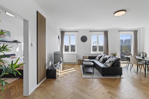 ++NEU++ sanierte 3-Zimmer Neubauwohnung mit Balkon mit Traum-Blick auf den Schweizer Garten!