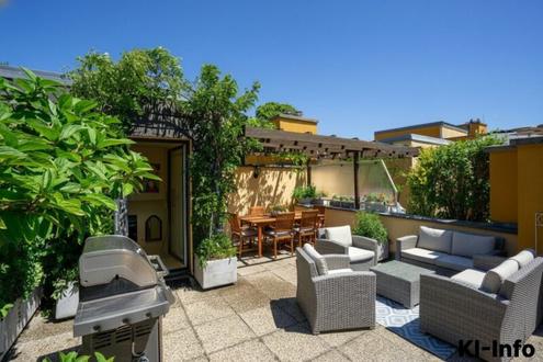 Wohnen mit Reihenhaus-Charakter: 124 m� zzgl. Terrasse & Dachterrasse im Zentrum