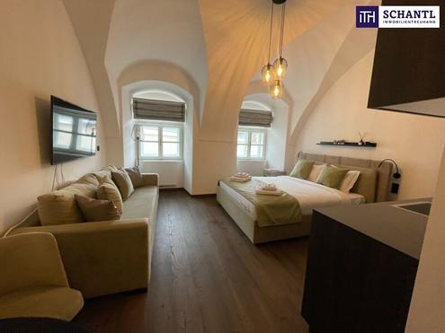 ++ Luxury Living im Kahlenbergerdorf ++ Vollm�blierte 1-Zimmerwohnung mit Gartennutzung