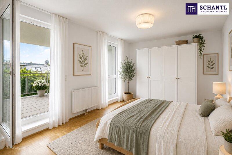 Schlafzimmer, KI Staging
