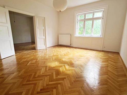 PRATERCOTTAGE, 137 m2 Altbauwohnung, 4 Zimmer, Küche, Wannenbad, Parketten, WG-geeignet, Schüttelstraße