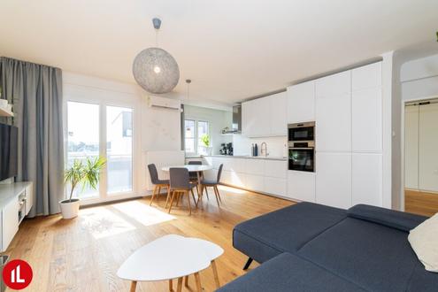 Modernisierte 2-Zimmer-Wohnung mit zwei Loggien | Klimaanlage | gepflegter Zustand