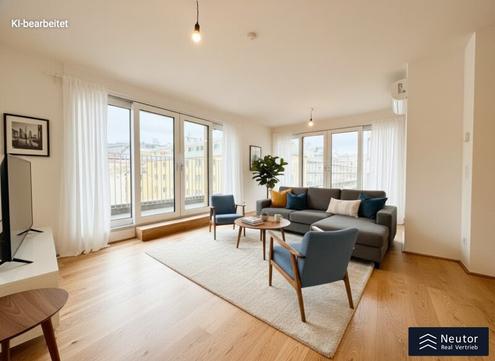 MOLLART LIVING - KLIMATISIERTE DACHGESCHOSSWOHNUNG MIT TRAUMHAFTER TERRASSE - WOHNEN AM PULS DER ZEIT MIT AUSGEZEICHNETER U4 ANBINDUNG