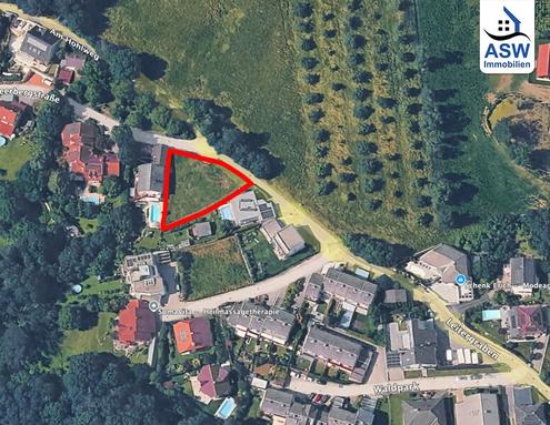 Exklusives Baugrundst�ck f�r Einfamilienhaus oder Doppelhaus in zentraler, sehr begehrter Lage