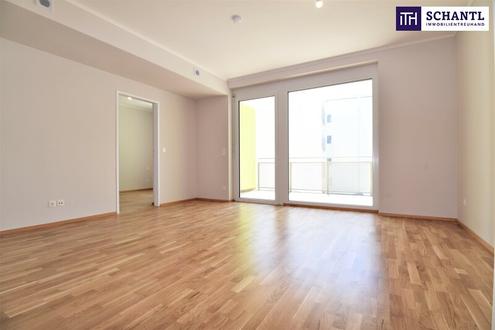 Feinste Kleinwohnung! Coole zwei Zimmer mit Loggia und bester Ausstattung!