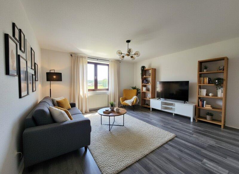 Gestaltungsm�glichkeit Wohnzimmer (Ki generiert)