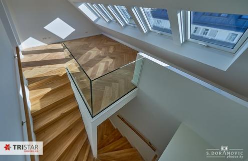 NEU! Erstbezug Sofort beziehbar Luxus-Dachgeschosswohnungen 1180 Wien kaufen - Terrasse + Wienblick