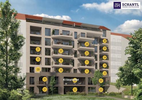 Ihr neues Kapitel beginnt hier - stilvolles Wohnen in Top-Lage - attraktive 49 m² Wohnung mit Balkon in der Uhlandgasse