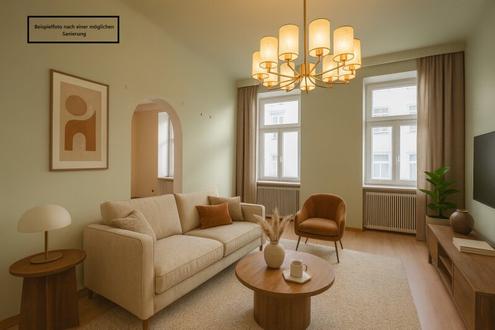 ++NEU++ 4-Zimmer ALTBAUWOHNUNG in ruhiger Lage! - Sanierungsbed�rftig