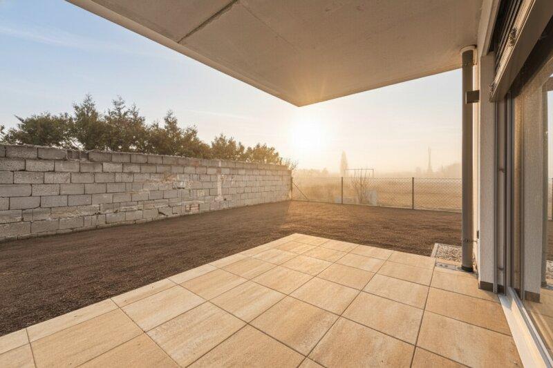 Terrasse und Garten