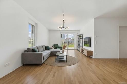 Provisionsfrei und Erstbezug! Besichtigungen sind auch am Wochenende möglich! Viertel Grün Wiener Neustadt! - Baufeld 7 - 2 Zimmer