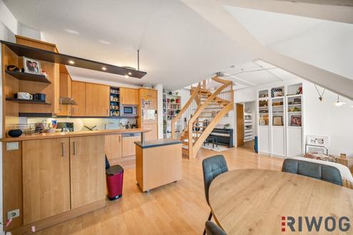 Dachgeschosswohnung N�he Bahnhof G�nserndorf I Garagenstellplatz I helles und ruhiges Maisonette I Ankleidezimmer I Wiener Stra�e und Strasshof an der Nordbahn