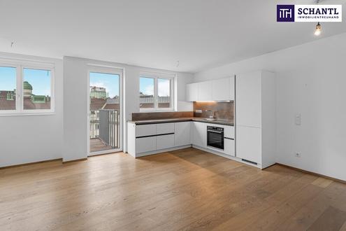 U4 Pilgramgasse ums Eck! Lichtdurchflutete Dachgeschosswohnung mit hofseitiger Terrasse + ausgezeichnete Infrastruktur! TOP-Investment in einer TOP-Gegend! Jetzt zugreifen!