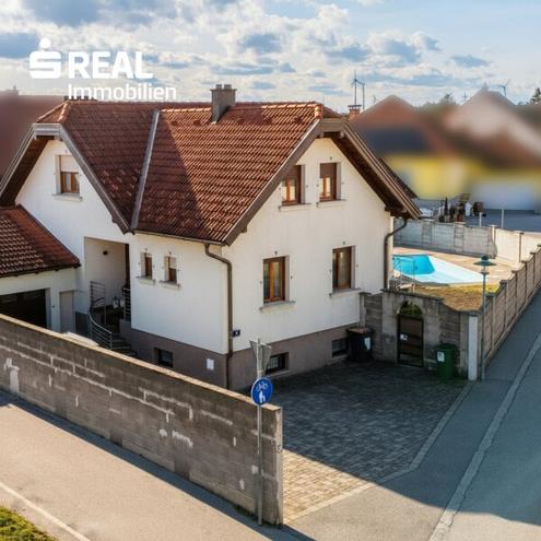 großzügiges, klimatisiertes Familienhaus mit Swimmingpool, Garten & Garage in Bruck an der Leitha