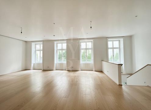 ALTBAU-MAISONETTE mit GARTEN  in prachtvoll saniertem Haus - n�chst Belvedere