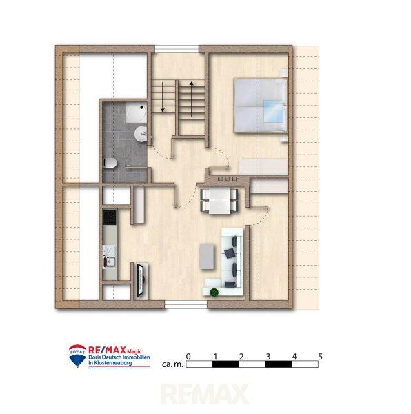 Grundriss DG m�bliert