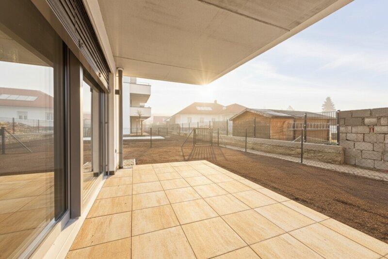 Terrasse und Garten