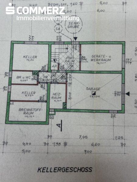 Plan Kellergeschoss