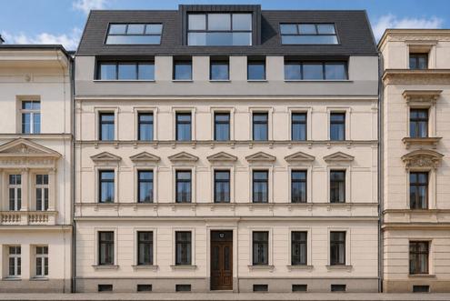 Sanierungsbed�rftiges Mittelzinshaus mit baubewilligtem Dachgeschossausbau in Bestlage des 18. Bezirks