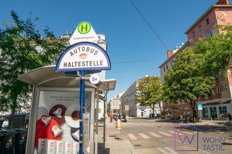 Umgebung - Busstation Leopoldsgasse