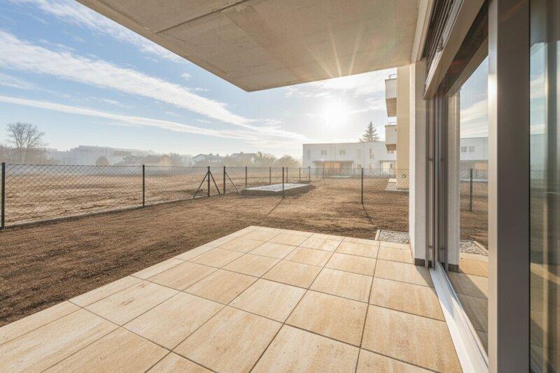 Terrasse und Garten