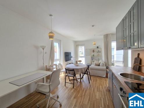 Vollm�blierte & charmante 2-Zimmer-Wohnung mit Loggia im Wildgarten - Wohnen direkt am Rosenh�gel