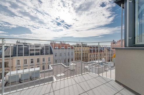 Six in the City: Premium 2-Zimmerwohnung, BESTLAGE, Neubau mit Balkon und WEITBLICK!
