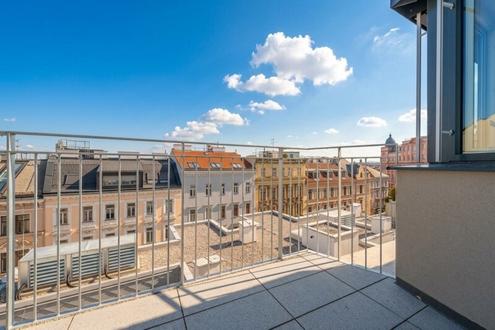 Six in the City: Premium 2-Zimmerwohnung, BESTLAGE, Neubau mit Balkon und WEITBLICK!
