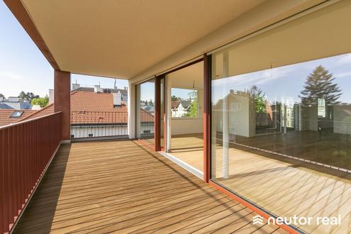 Exklusive 4-Zimmer-Neubauwohnung mit zwei Balkonen und traumhaftem Grünblick in Gersthof