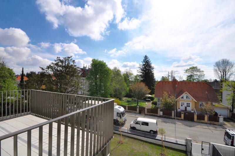Blick aus dem Schlafzimmer