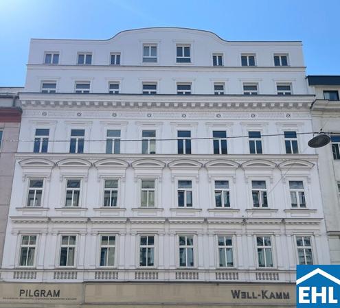 N�he Naschmarkt: 2 Zimmerwohnung in historischem Altbau