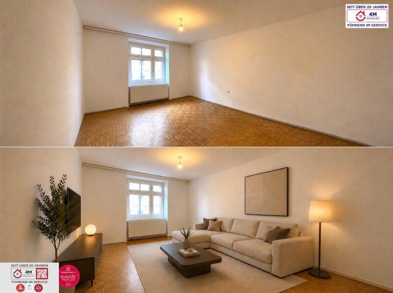 Wohnzimmer und Visualisierung