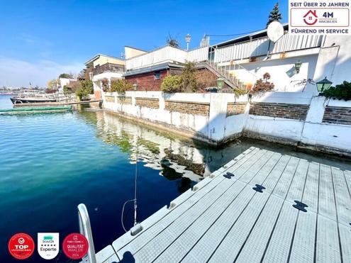 Neuer Preis!! Donau-Juwel direkt am Wasser mit privatem Boots�anlegeplatz