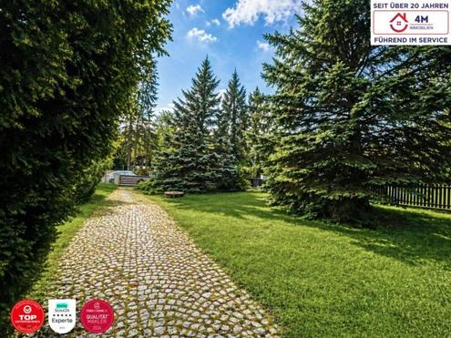 Wohnen im ruhen Hagenbrunn - Holzhaus mit ca. 2550 m2 gro�em Garten!