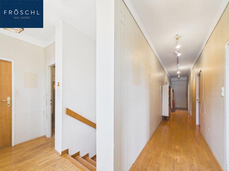 Blick in den Flur im Dachgeschossausbau