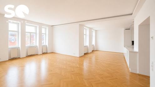 # SQ - EXKLUSIVE ALTBAUDACHGESCHOSSWOHNUNG IN 1090 WIEN - PORZELLANGASSE - SERVITENVIERTEL - 3 ZIMMER und TERRASSE