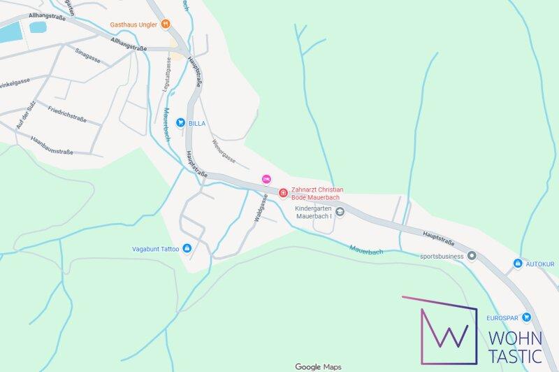 Umgebung (Quelle: Google Maps)