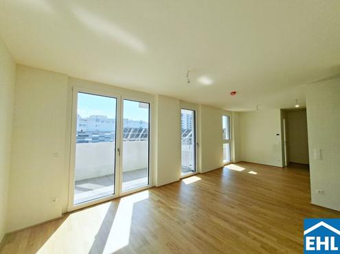 Durchdachte 1,5 Zimmerwohnung mit 12m� Balkonfl�chen in den PARK FLATS im 3. Bezirk