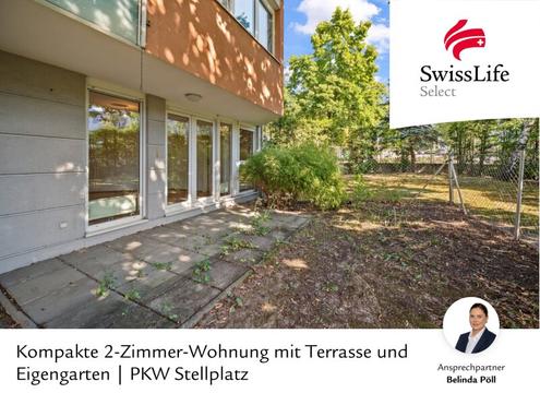 Kompakte 2-Zimmer-Wohnung mit Terrasse und Eigengarten | PKW Stellplatz