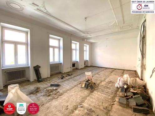 149 m� Rohbau im 7. Bezirk | Gro�z�gige Altbauwohnung mit Potenzial